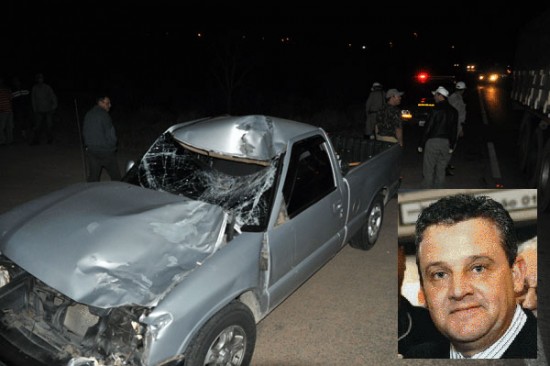 Acidente com Luiz Mota aconteceu próximo a São Sepé (Foto:Jornal do Garcia)